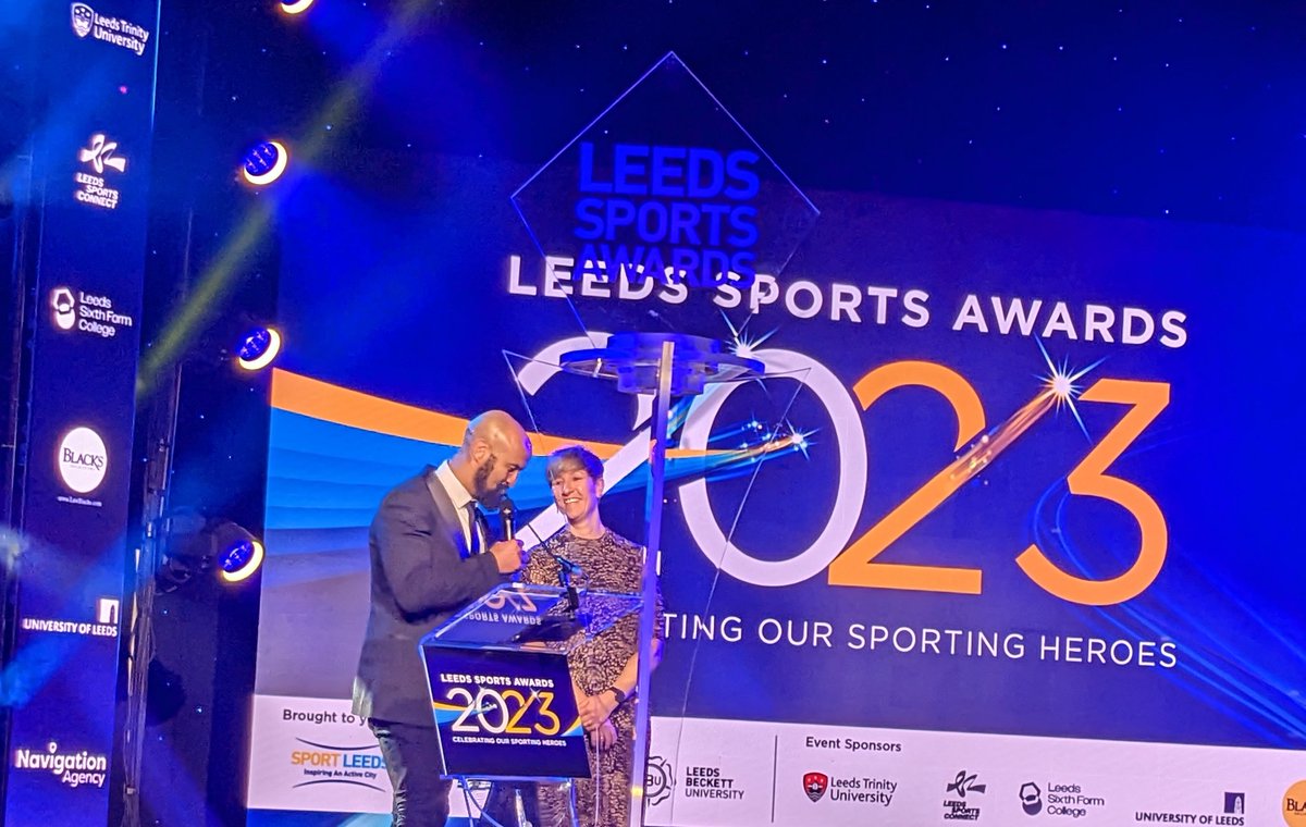 Great to be at the #LSA2023.

<a href="/LeedsTrinity/">Leeds Trinity University</a> sponsoring Beacons of the City and Outstanding Services to Sport Awards
