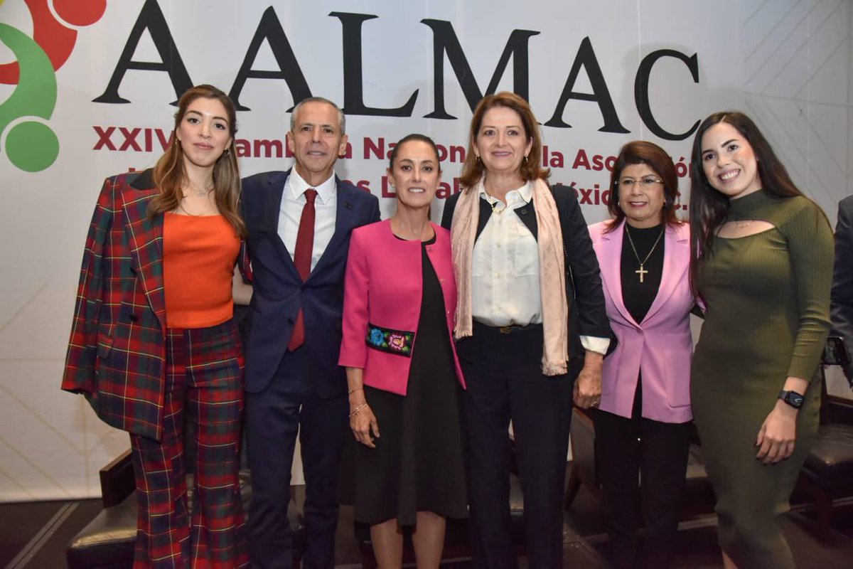 GVargasLanderos's tweet photo. Es un honor y una gran responsabilidad asumir la Presidencia Nacional de @AALMAC_Mx, representando a #Sinaloa y a los municipios de nuestro país. ¡Unidos y organizados podremos seguir construyendo el Estado de Bienestar! 🍀🇲🇽@lopezobrador_ @Claudiashein @rochamoya_ https://t.co/lMgJjBs8Wr