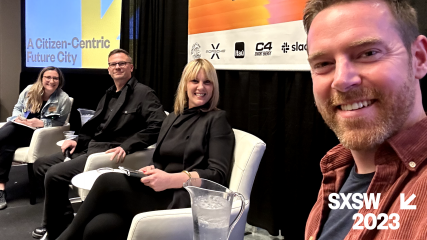 AREA_17_'s tweet photo. "To me, a citizen-centric future city means a society that supports all domains of people's lives as a fluid system; a place where everyone can belong and flourish." -our COO @Hannahteak on "A citizen-centric future city" panel at @SXSW in Austin. #FutureOfWork #SXSW2023 https://t.co/CJUZGPLp2q
