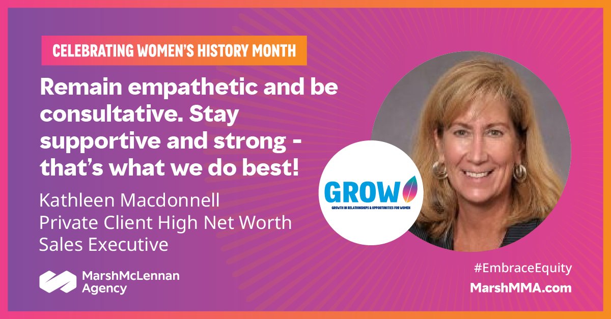 This #WomensHistoryMonth, we are inspired by the words of our colleague, Kathleen Macdonnell. Together, we celebrate the countless contributions women have made throughout history. #EmbraceEquity #WHM2023