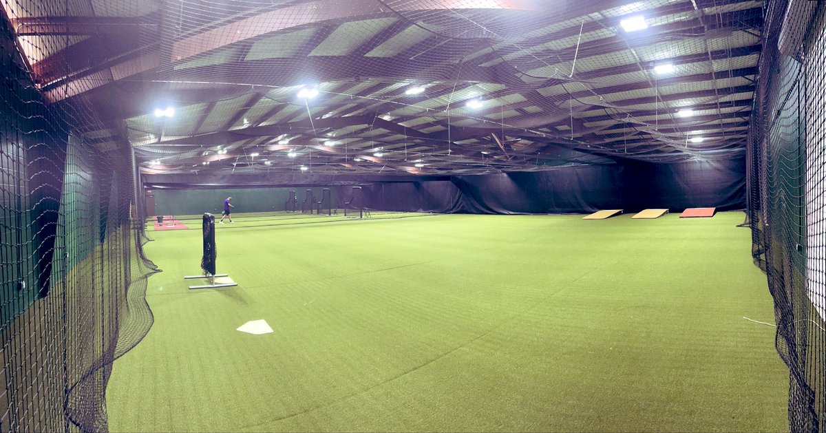Hardin-Simmons Baseball indoor facility is complete. Thank you to the HSU Administration, Tina Hunter and the Hunter Family, Judd Powell and Powell Family.