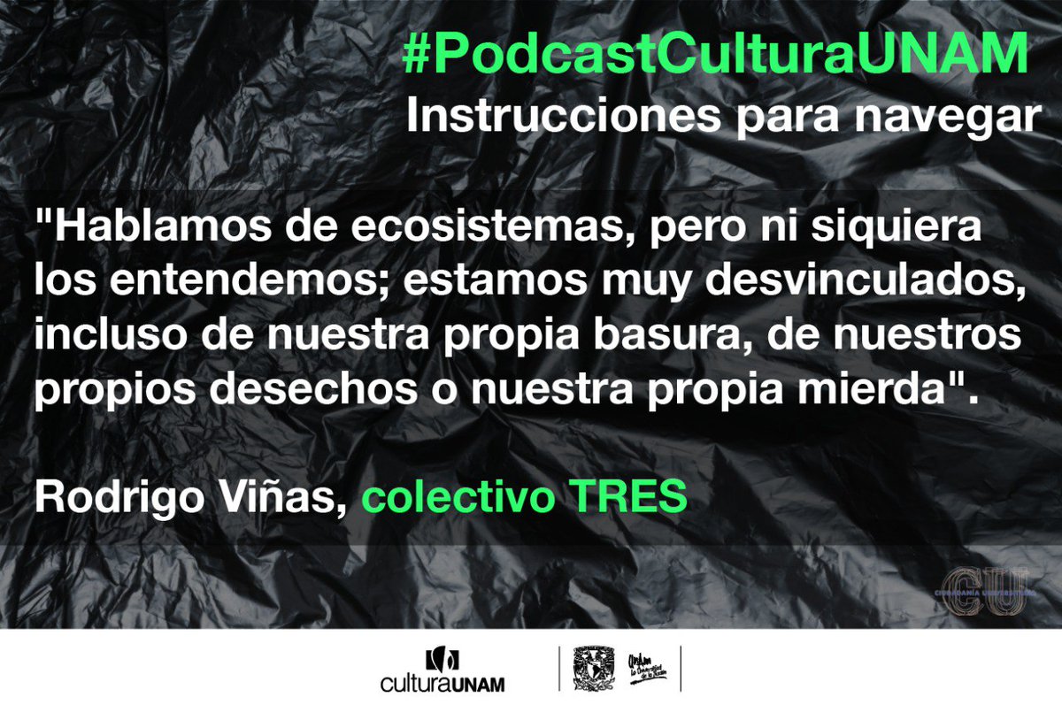 El Colectivo TRES <a href="/TresColectivo/">ColectivoTres</a> ha dedicado parte sustancial de su trabajo artístico a reflexionar sobre el significado de los deshechos y nuestra relación con ellos. En medio de una crisis ambiental mundial, ¿aún es pertinente el concepto de 'basura' como tal? 🧵👇