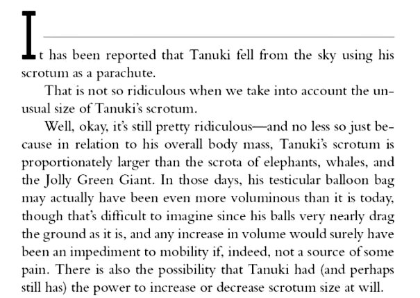 Raccoon Dogs, huh?

It seems the news has omitted the most fascinating aspect of Tanuki...

#VillaIncognito