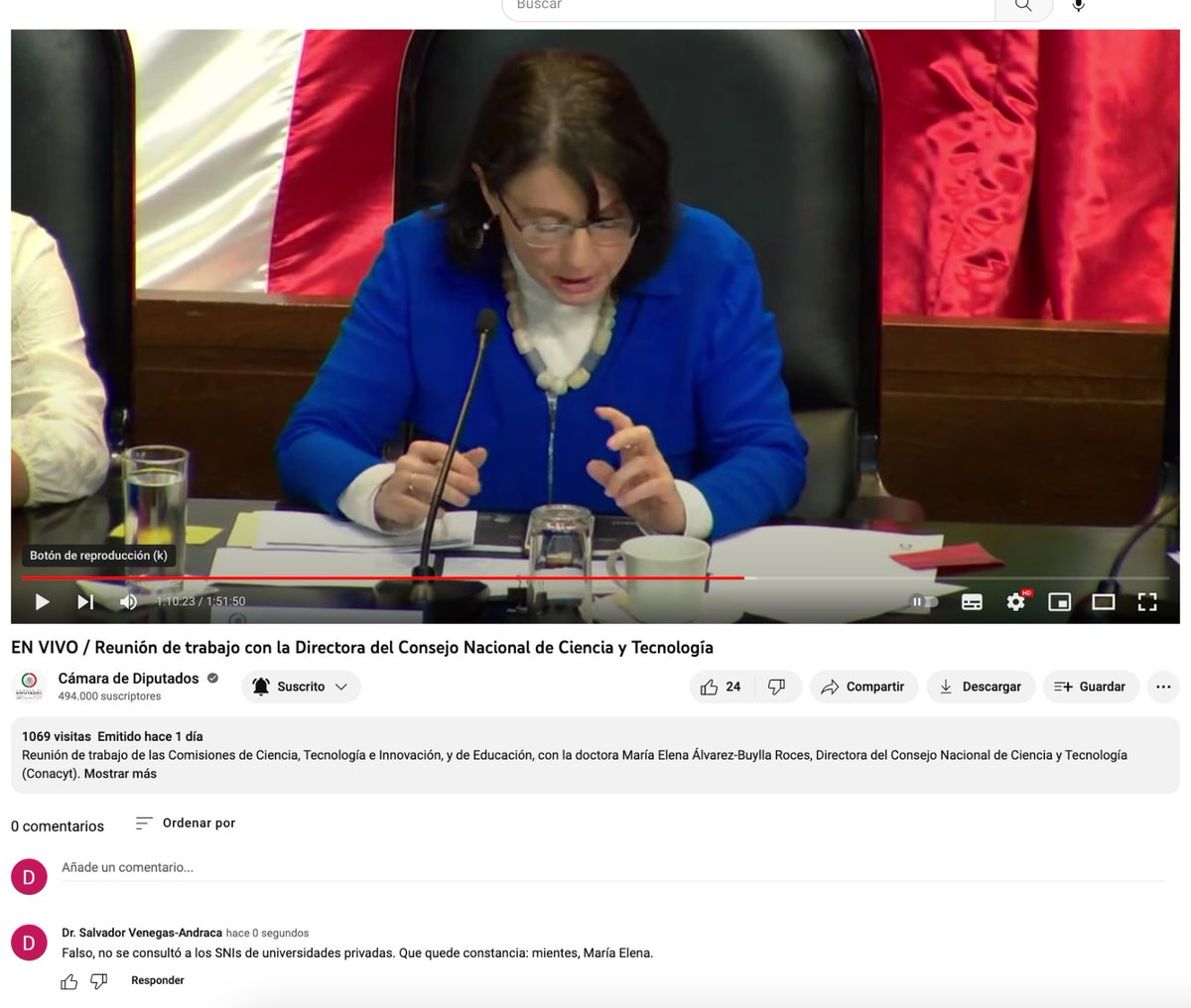 Miguel A. MéndezRojas on Twitter "Elena Alvarez Buylla, en el colmo