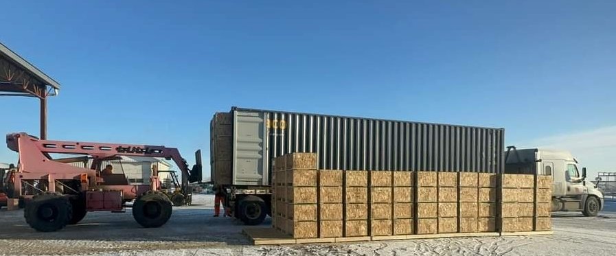 ekayenterprises's tweet photo. A Job Well Done from our new location in Perdue, Sask shipping to Perth, W.A. 
It's amazing how this all fits,
#CropSavingCones on their way down under to
 McIntosh Distribution 
@MillerSpray_au 
@mcintoshandson 
#cropdividers
#millersprayers 
#MillerNitro https://t.co/dJWywBppRS