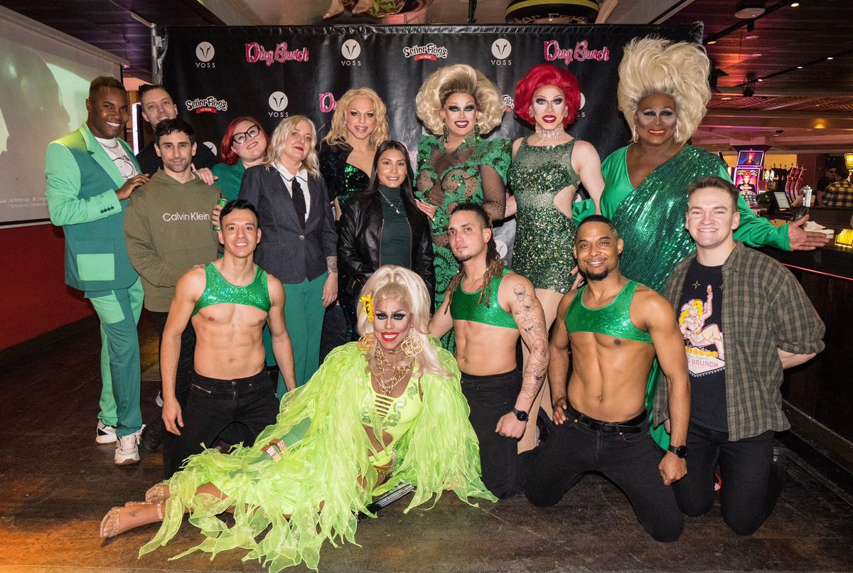 ShannelOfficial's tweet photo. Happy St. Patrick’s Day from our cast at Drag Brunch Las Vegas. Grab your tickets and see you there :) https://t.co/DecdqIY7Io