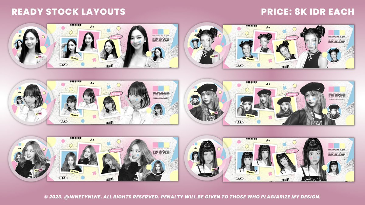 NINETYNlNE's tweet photo. HELP RT THANKS!

Haloo, @ninetynlne kembali lagi dengan layout ready stock GG (list chara di ALT) dengan harga Rp8.000/ea free retext, recolor +2k, bisa made by req juga (detail di bawah). Kalau minat langsung DM aku + mt after DM ya! 

#zonauang #zonaba #zonajajan https://t.co/saxuf12zNk