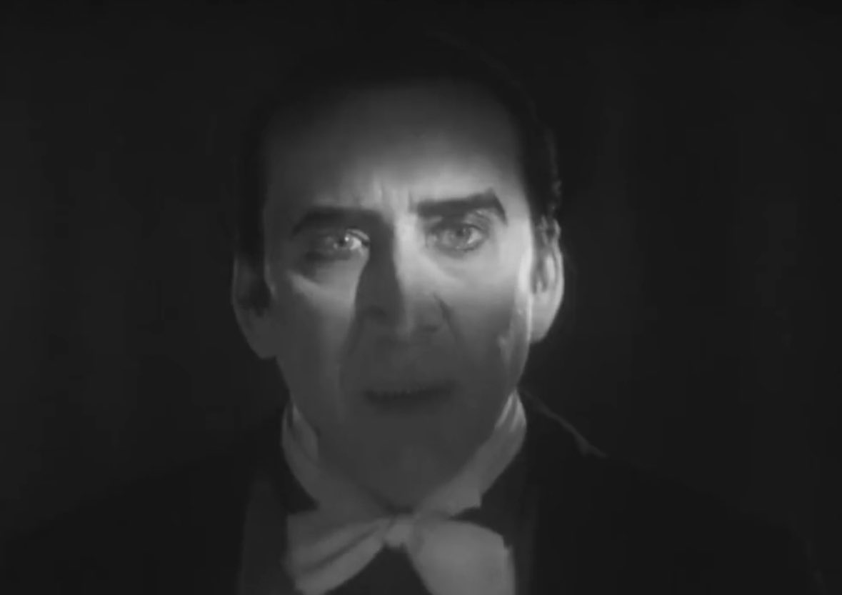 New images of Nicolas Cage as Dracula in ‘RENFIELD’.