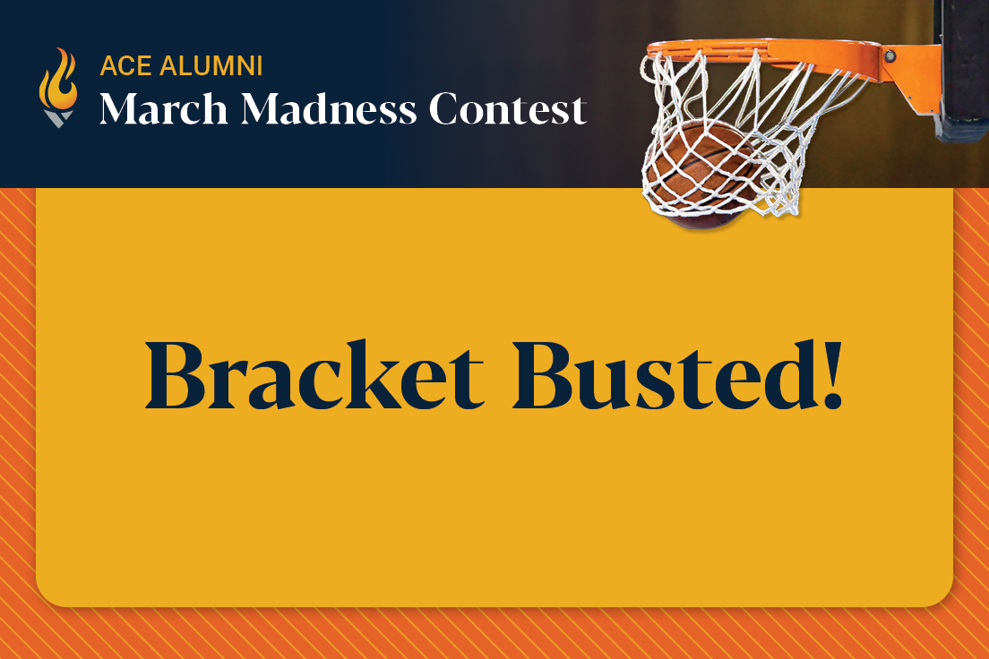 ACE_CShelton's tweet image. Wow! With both Princeton and FDR winning, how are your brackets looking? Any of them busted already? Right now, I am just hoping to not come in at last place. :-) #ACEAlumni