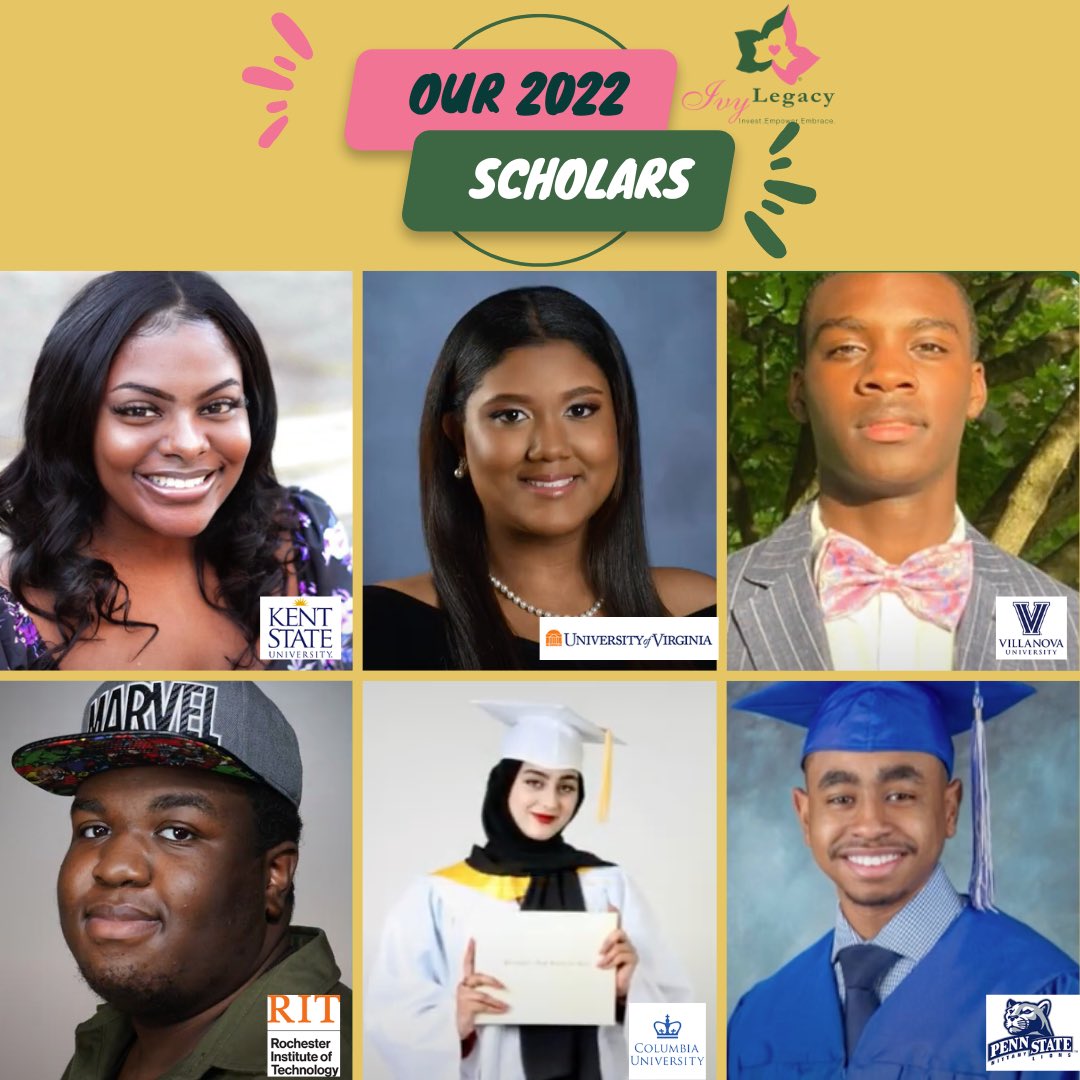 The Ivy Legacy Foundation has seen some of the best and brightest students through our Scholarship Program. We are proud to support scholars in the Greater Philadelphia area with scholarships and book awards as they pursue their educational goals.