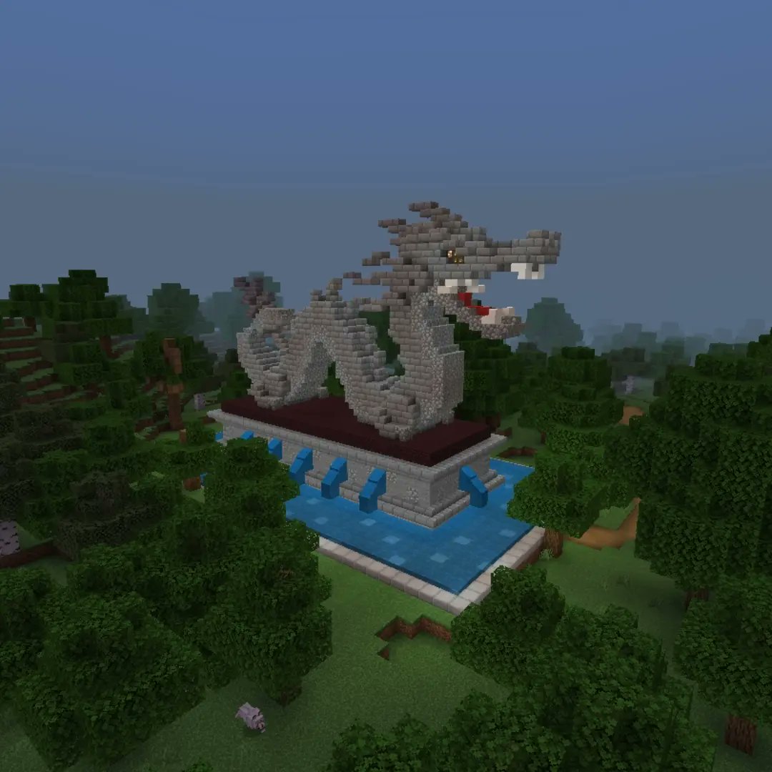 JackGamerrr's tweet photo. Dragón Japonés Minecraft https://t.co/wEUFLIqjnY