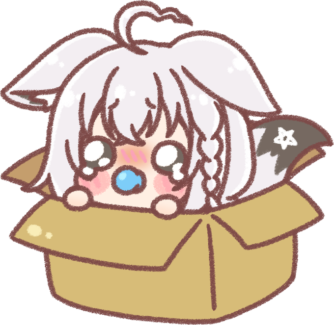 「ahoge in box」 illustration images(Latest)