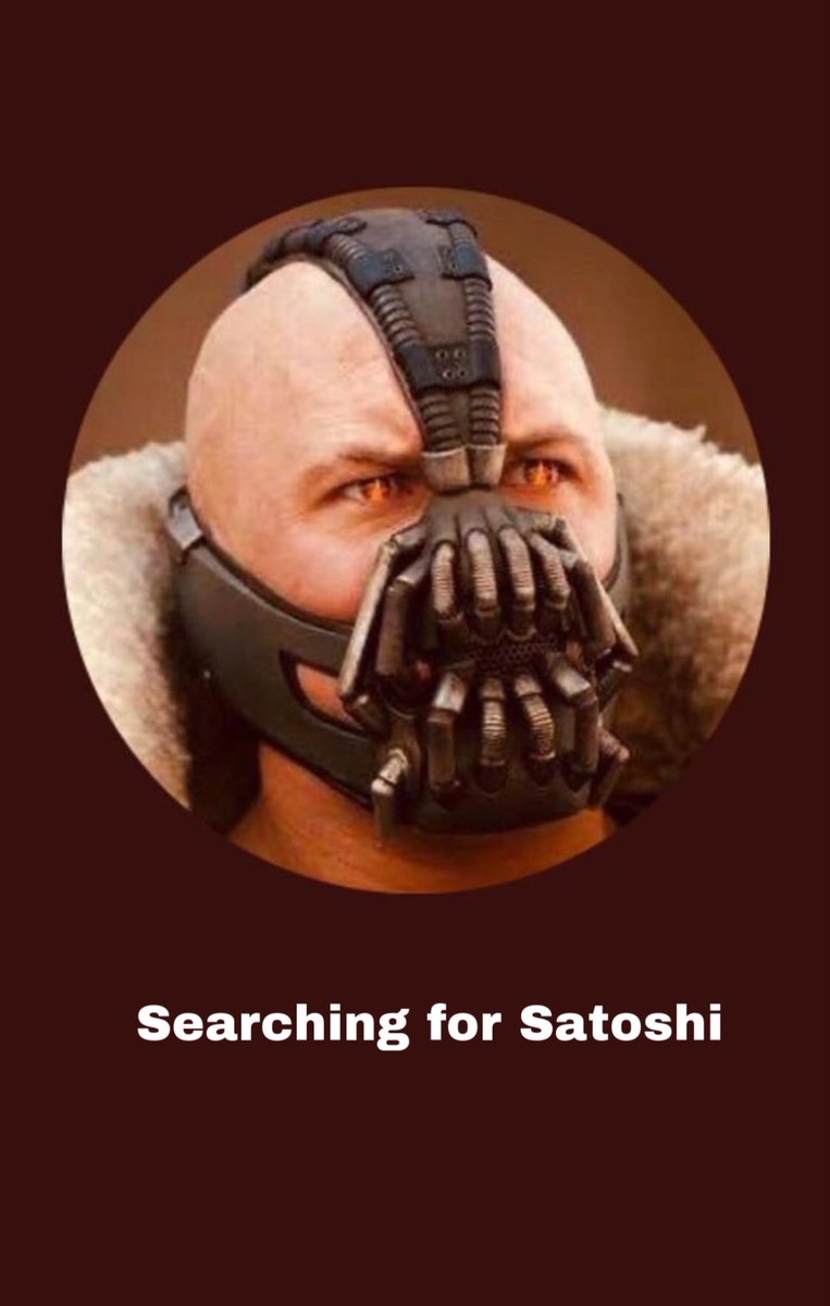 You merely adopted crypto, I was born in it!
I will find you Satoshi...
#searching4satoshi #bane #batman #CryptoTwitter #thefutureisyours