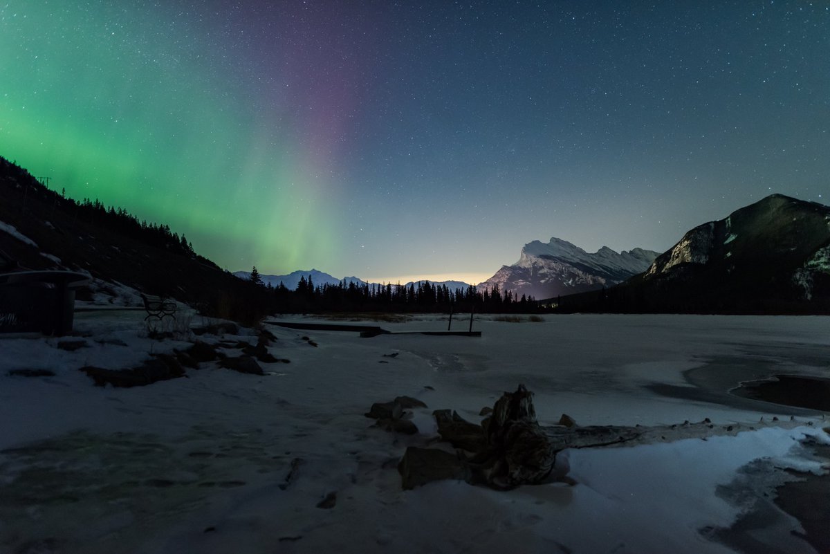 2023-03-15
@AlbertaAurora 
 #Aurora @BanffNP @ParksCanada @TweetAurora @ExploreBanff @spaceyliz @twanight @AuroraNotify @TamithaSkov @weathernetwork @CalgaryRASC @rasc @travelalberta @StormHour   @CanadaMoments @ExploreCanada