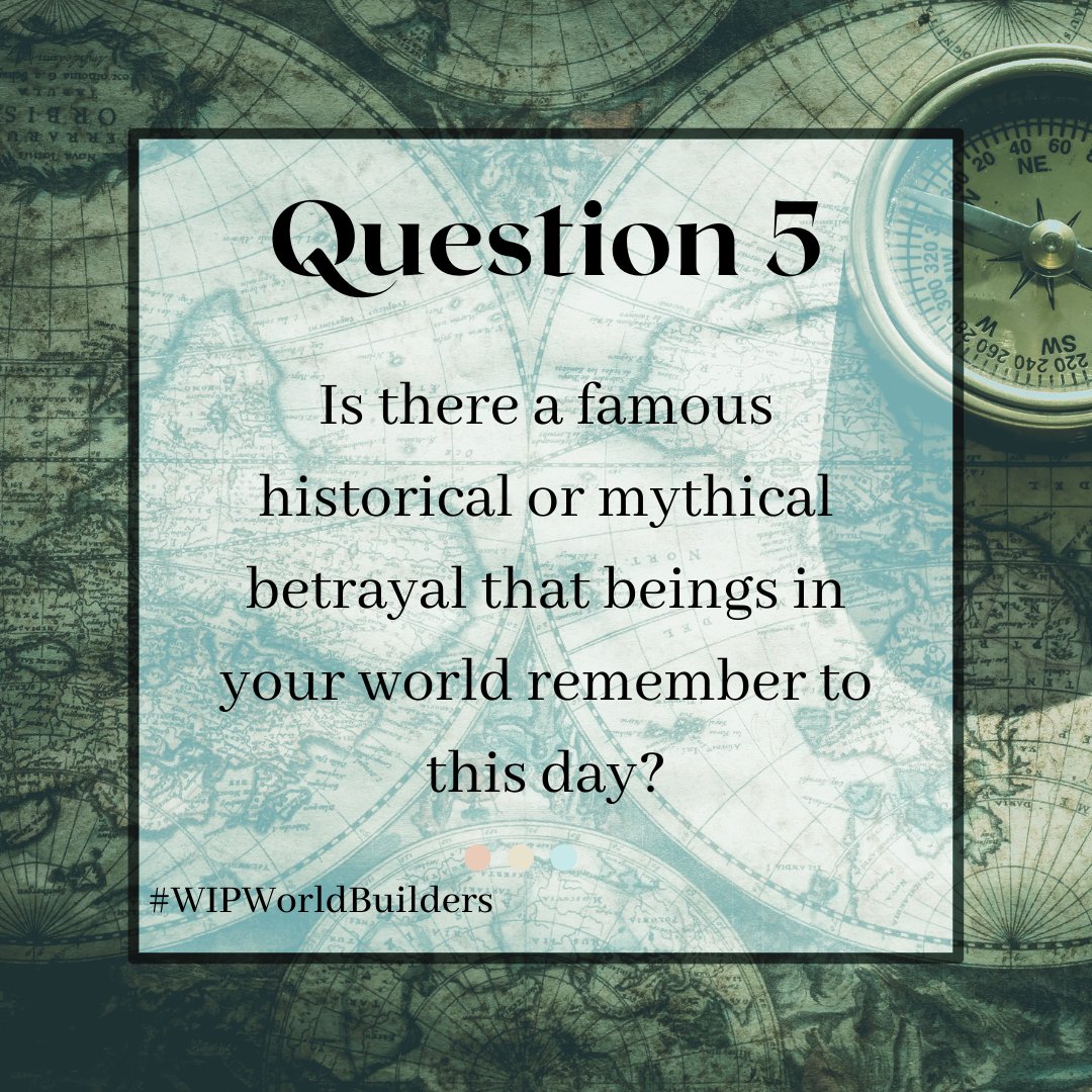 WIP_WB's tweet photo. Is there a famous historical or mythical betrayal that beings in your world remember to this day? #WIPWorldBuilders https://t.co/cRbpXZCqUI