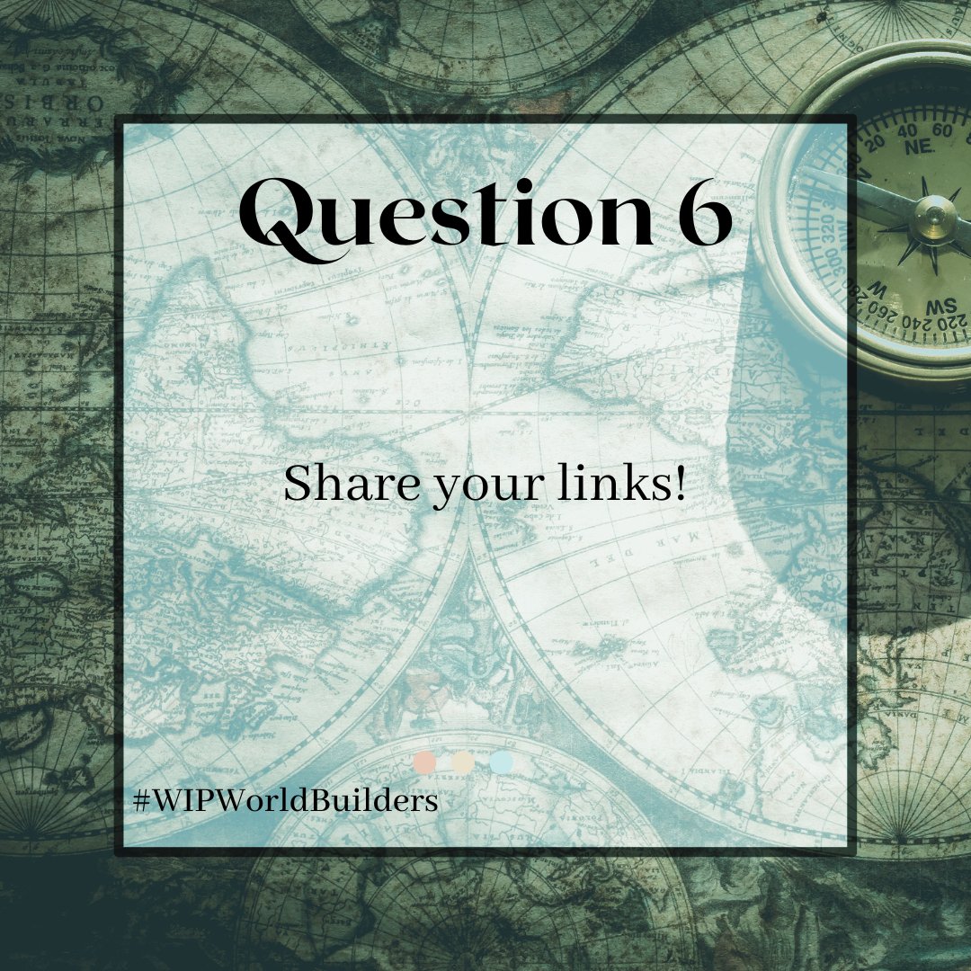 WIP_WB's tweet photo. Unfortunately, it's already time for our final question. But thankfully, it's time to share your links! It can be buy links, links to your website, newsletter, links to your other socials, or anything else you feel like sharing! #WIPWorldBuilders https://t.co/JrPKDkXdxs