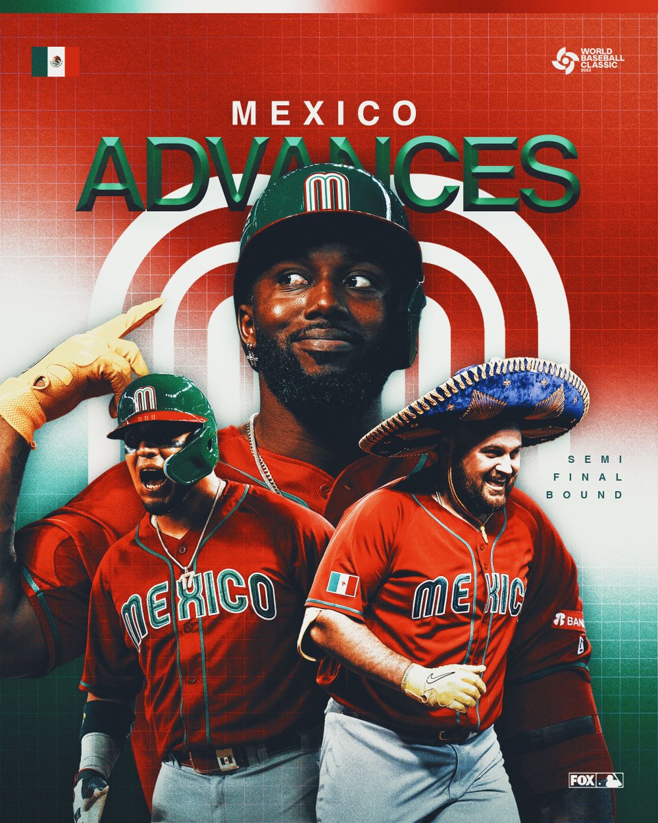 ¡VIVA MÉXICO! 🇲🇽🙌 They comeback to secure the W and advance to the WBC Semifinal 💪