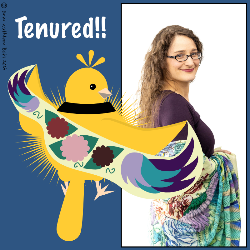 This bird is tenured!!!! (New headshot by Jared Jones!)