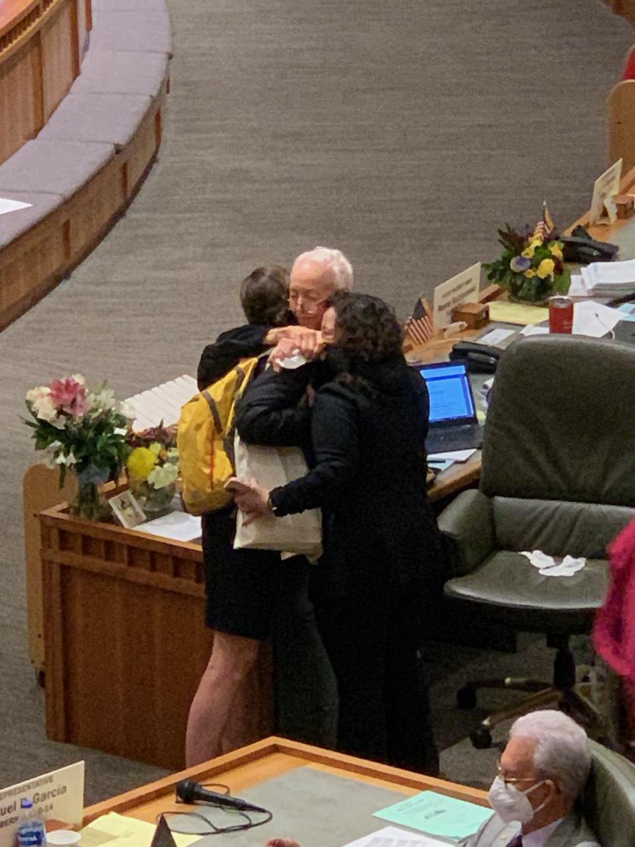 Denali Wilson (@denaliwil) on Twitter photo Seconds after learning the governor signed SB64 ❤️ Grateful to <a href="/WilliamsDB/">Daniel Williams</a> for capturing this special moment. @RepGailChasey Seconds after learning the governor signed SB64 ❤️ Grateful to <a href="/WilliamsDB/">Daniel Williams</a> for capturing this special moment. @RepGailChasey