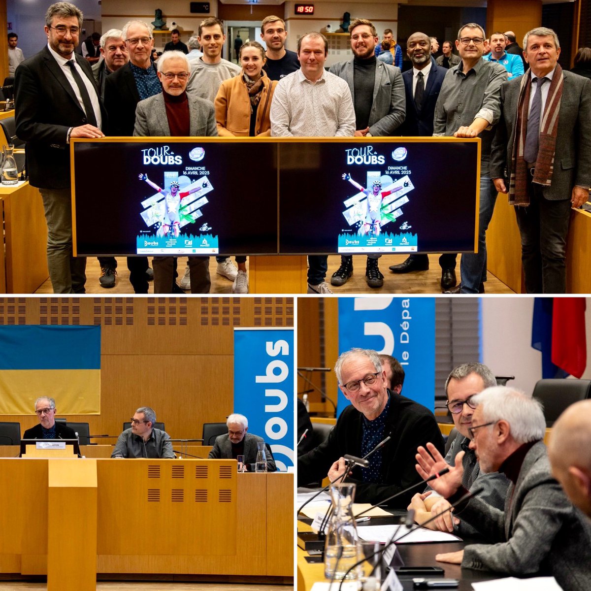 TOUR DU DOUBS (<a href="/VCMMcyclisme/">VCMorteauMontbenoit</a> <a href="/BFCffCyclisme/">Bourgogne-Franche-Comté Cyclisme</a> ) : la présentation <a href="/Doubscd25/">Doubs</a> <a href="/JulietteLabous/">Juliette Berthet (Labous)</a> <a href="/JulienPinot/">Julien PINOT</a> @fabienvarda