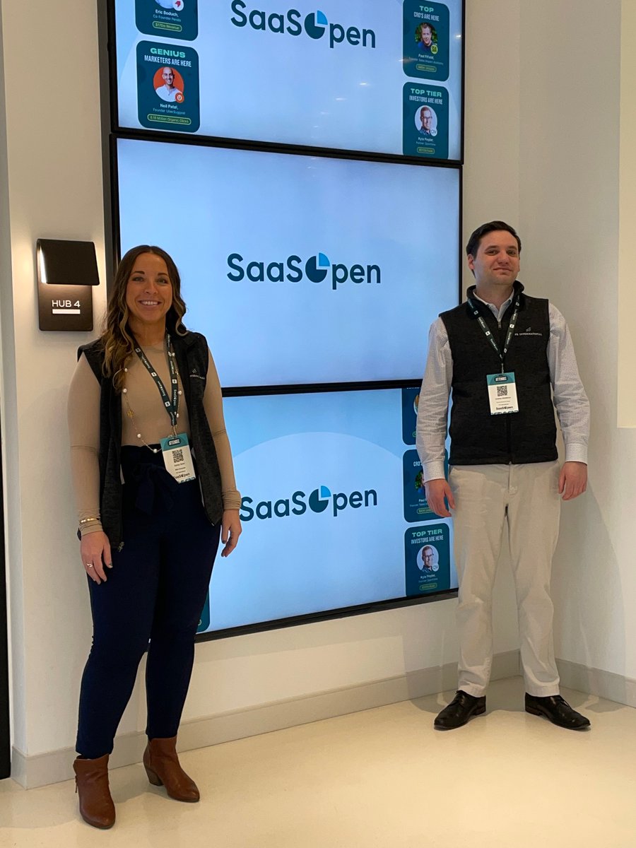 FEIntl's tweet image. Our M&amp;amp;A experts Ashley Bohn and Andrew McMahon just wrapped up an incredible time at @saasopennyc. Thanks to everyone who made it such a memorable event.

Already looking forward to the next one! 
#founders #saasopen