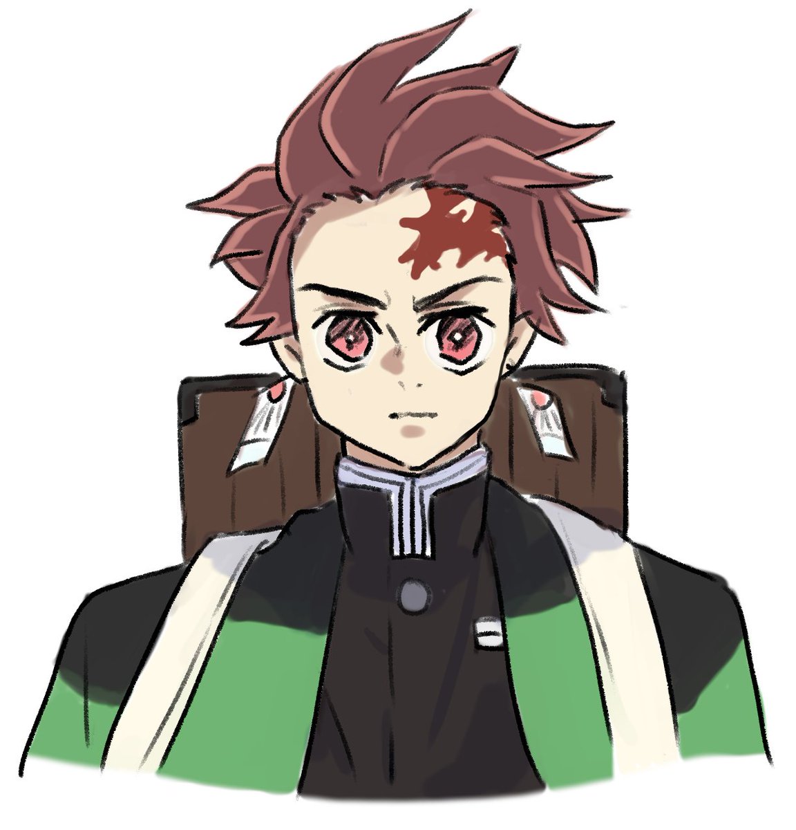 KKRさんがTwitterに投稿した竈門炭治郎(鬼滅の刃)のイラスト。