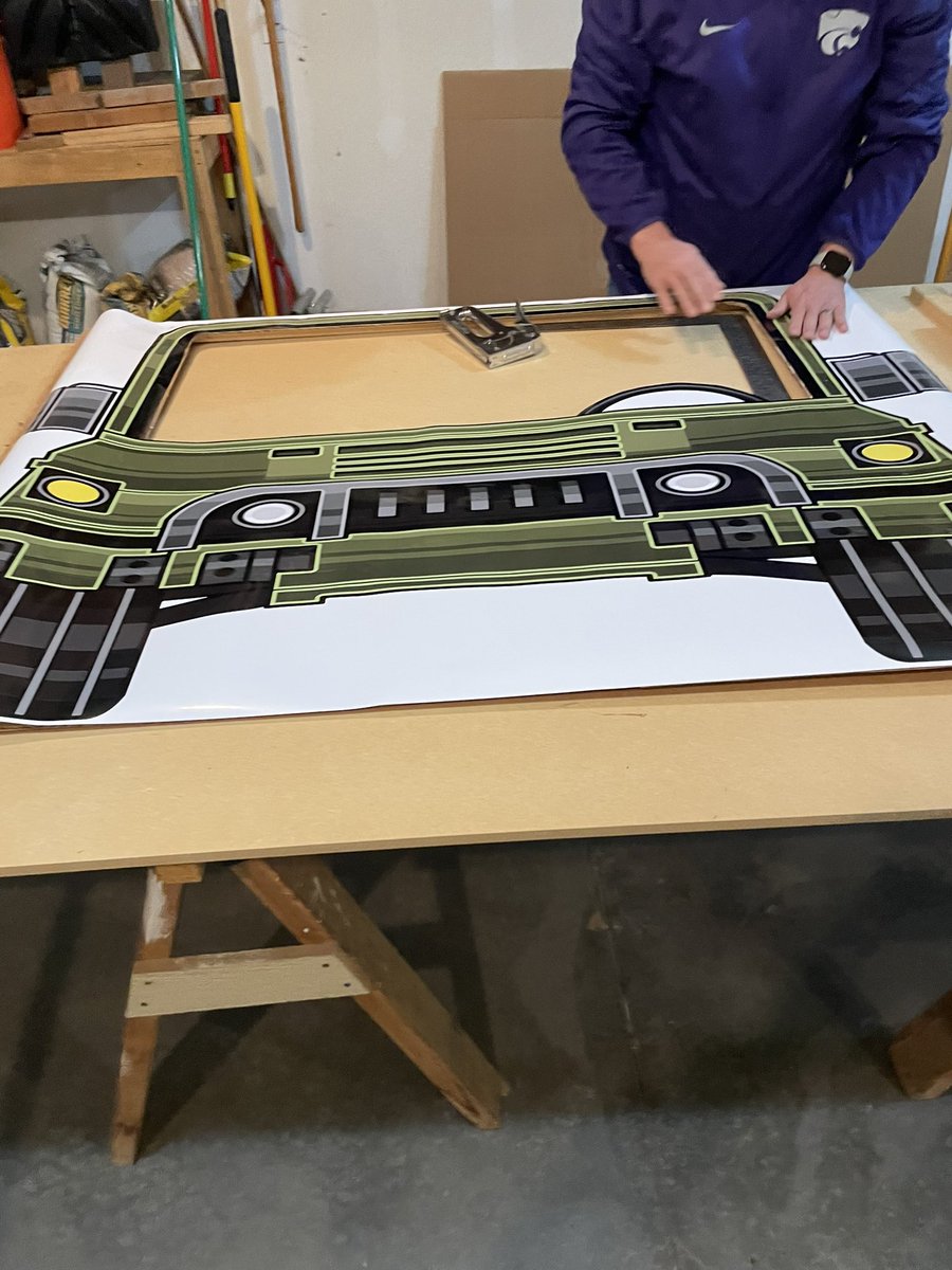 Working on a surprise for KSU Open House in Beautiful Bluemont Hall! 💜💜💜 <a href="/EMSMrMartinez/">Dave Martinez</a>  <a href="/MerittDD/">Dustin D. Meritt</a>