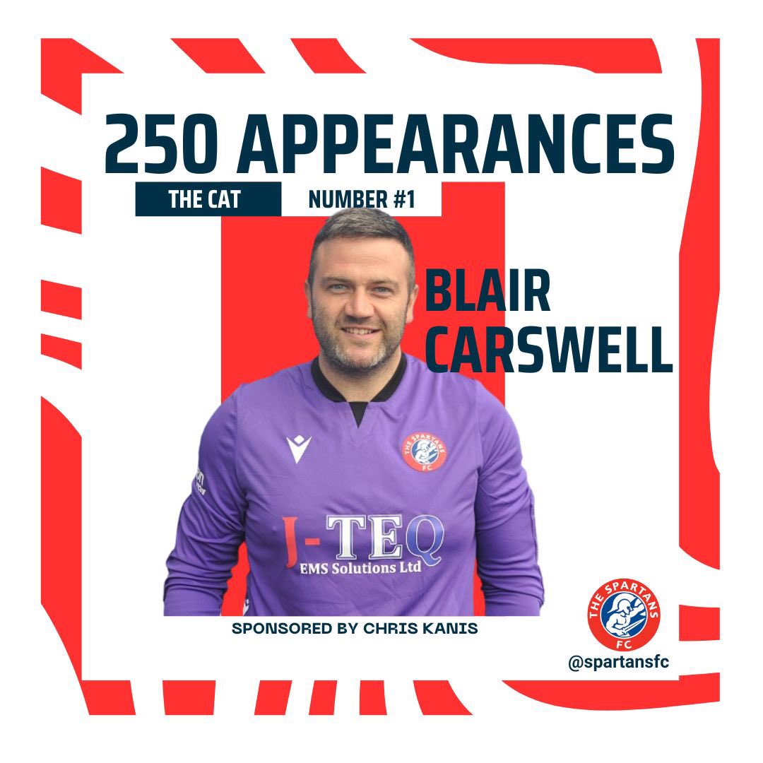 Congratulations to <a href="/BlairCarswell1/">Blair Carswell</a> on reaching a magnificent milestone number of 1st Team appearances. 🙌