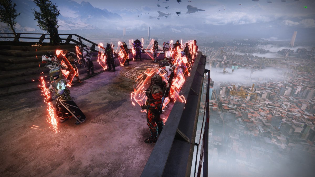 keeferian's tweet image. Average Destiny Enjoyers et al paying our respects to @lancereddick. Per Audacia Ad Astra, Commander!