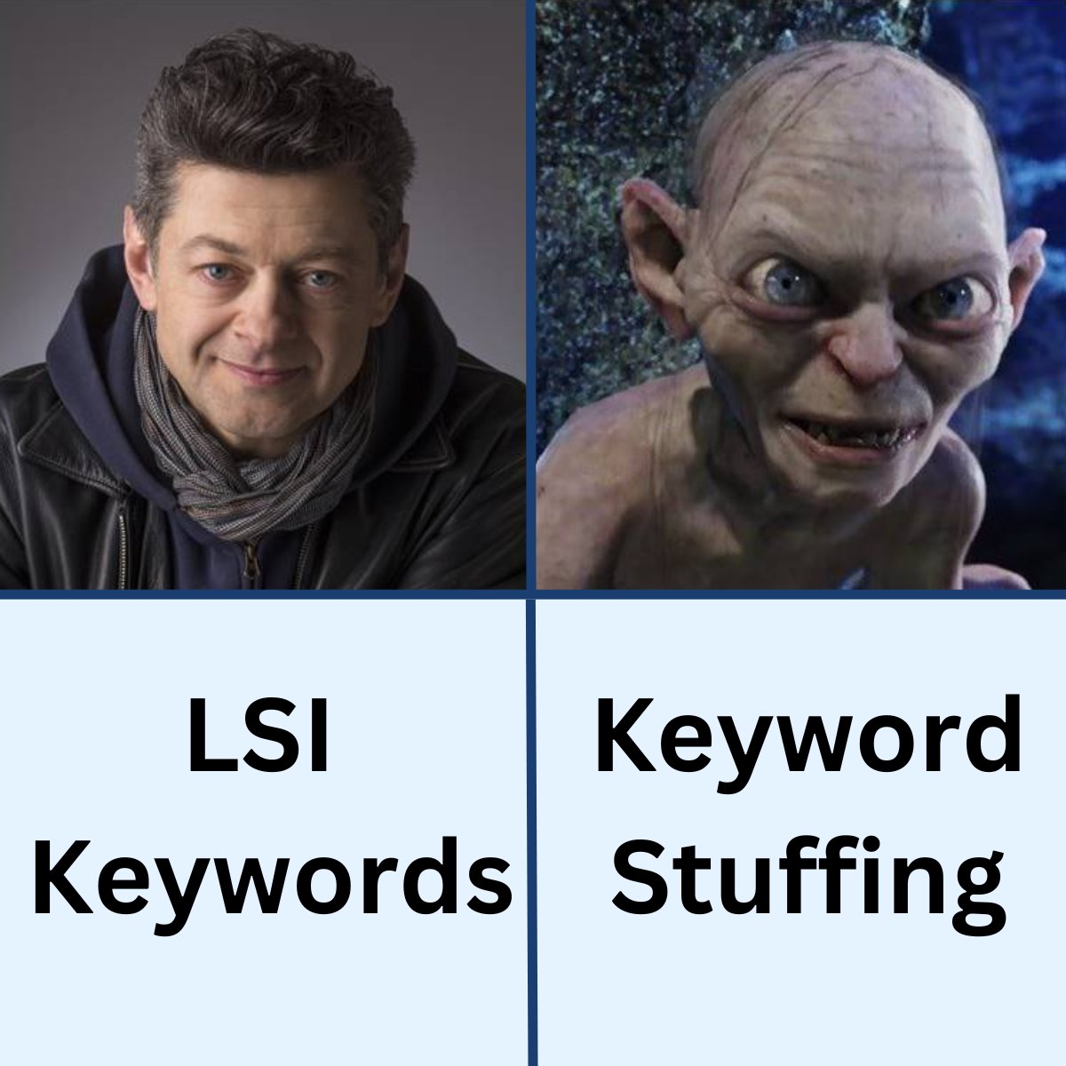 Keyword stuffing makes us feel like Gollum after finding the ring...💍👎 
 Learn more about the power of LSI keywords in our latest blog! 🔍
🔗diginesstor.com/lsi-keywords-t…

#LSIKeywords #SEO #diginesstorSEOagency