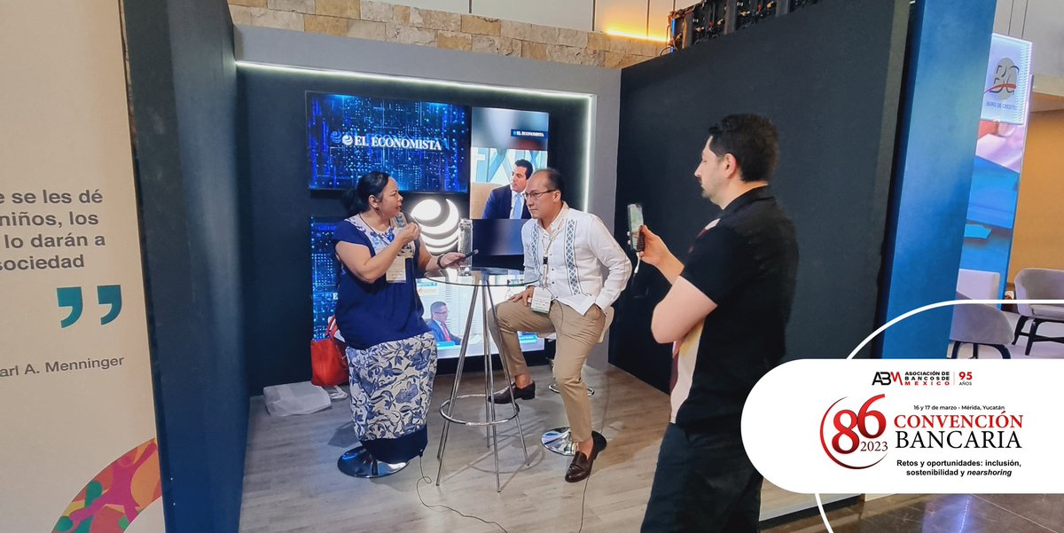NOWBank_mx's tweet photo. Nuestra experiencia en la #ConvenciónBancaria 2023 nos permitió mostrar todo lo que estamos haciendo y lo que vamos a hacer para todos los mexicanos: cambiar la forma en la que acceden e interactúan con sus servicios financieros.

#NowBank #Neobanco #NowMéxico https://t.co/XQL6L6L30V