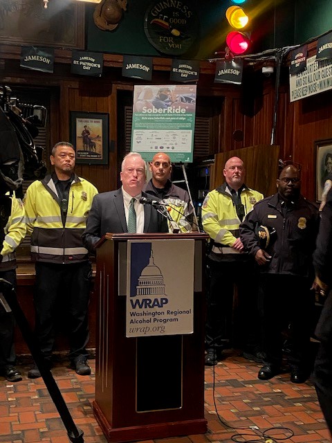 I commend @WRAP_org for their #SoberRide program helping D.C. drivers get home safely this #StPatricksDay. For more details on how to get a free ride via Lyft visit soberride.com #DriveSober #RoadwaySafety