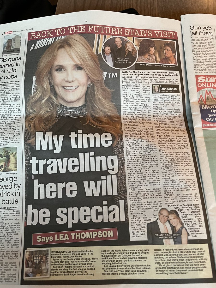 Looking forward to #ComicConScotland #Aberdeen love it her. Great place to say #HappyStPatricksDay2023