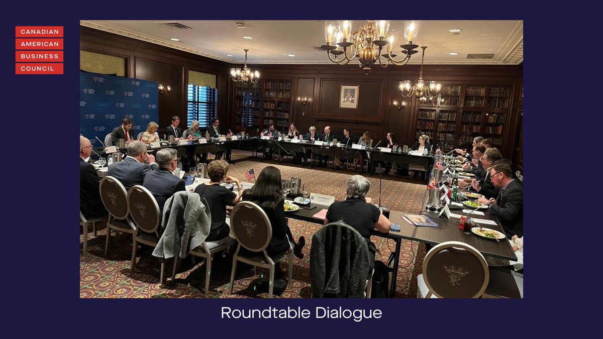 cabc_co's tweet image. The CABC hosted a Roundtable Dialogue with senior officials from the Prime Minister’s office to discuss @POTUS’ upcoming visit to the 🍁North. We’re #StrongerTogether.