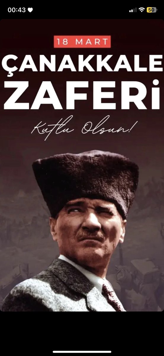 neslikoooo's tweet photo. Coğrafya kaderse ATATÜRK şanstır.♥️
#18mart https://t.co/bYHwuMVHrs