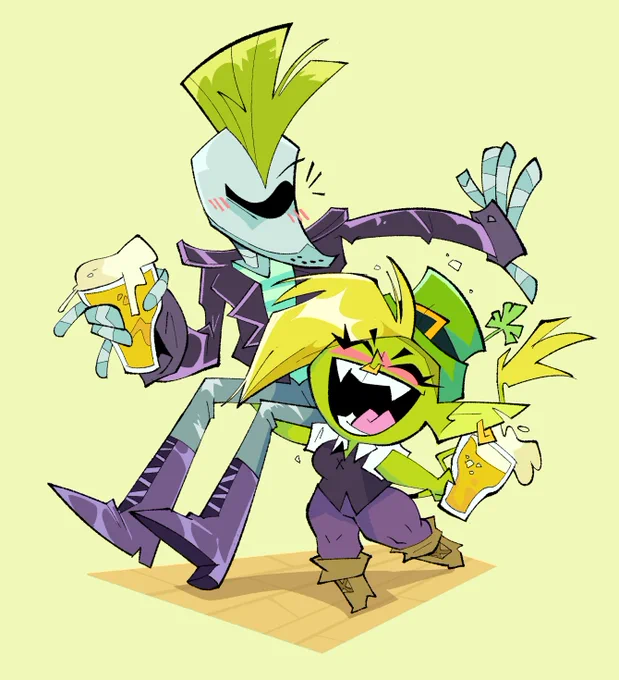 Happy 's day. Be on the lookout for those drunk goblins. 