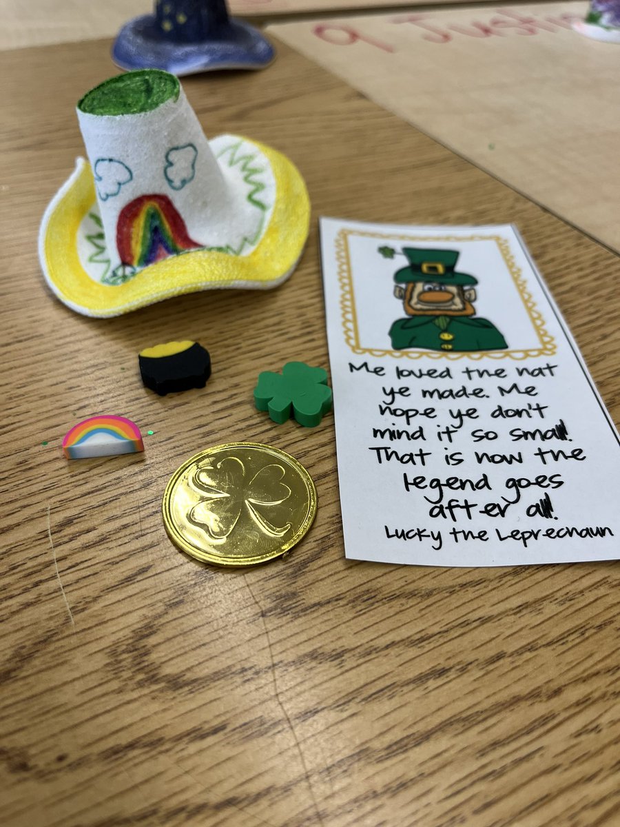 Happy St. Patrick’s Day from Room
105! ☘️🌈@RPPrincipal