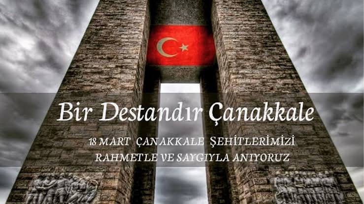 Çanakkale'yi Geçilmez Yapan Tüm Şehitlerimizi Saygı ve Rahmetle Anıyorum..
#CanakkaleGecilmez