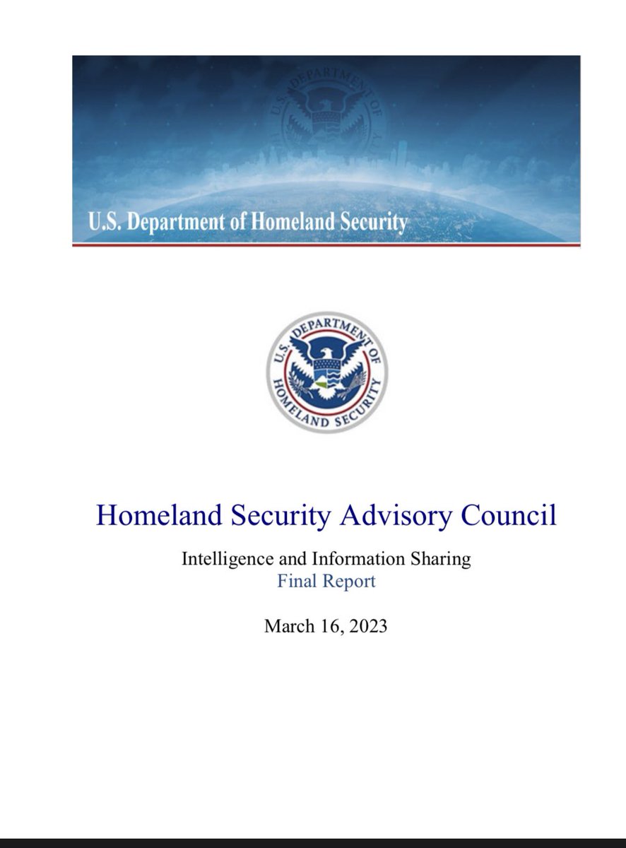 IACP Executive Director <a href="/vtalucci/">Vincent Talucci</a> had the opportunity to present on the Intelligence &amp; Information Sharing Report to his fellow members of the Homeland Security Advisory Council - along with <a href="/DHSgov/">Homeland Security</a> Secretaries <a href="/SecMayorkas/">ARCHIVED: Secretary Alejandro Mayorkas</a> and Chertoff and Judge Webster. dhs.gov/sites/default/…