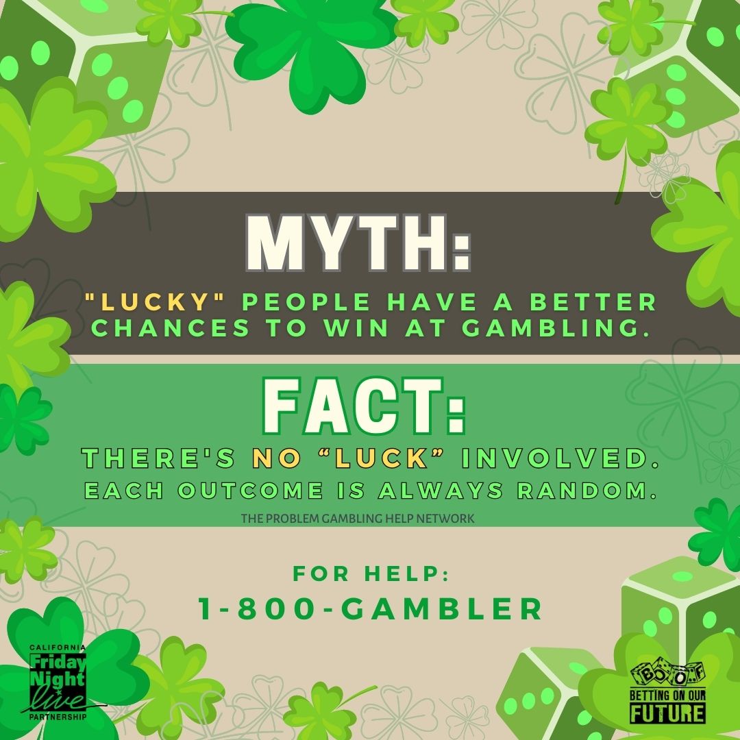 Don't take a chance on gambling. #pgam #BettingOnOurFuture