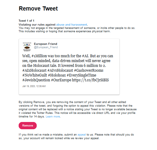 European_Friend's tweet photo. @wayotworld @DrDavidDuke @navyhato @markdice @MarkACollett
#ChatGPT #ChatGPTLied #ChatGPTbroken #ChatGPTbias https://t.co/IW5VIqLHO2