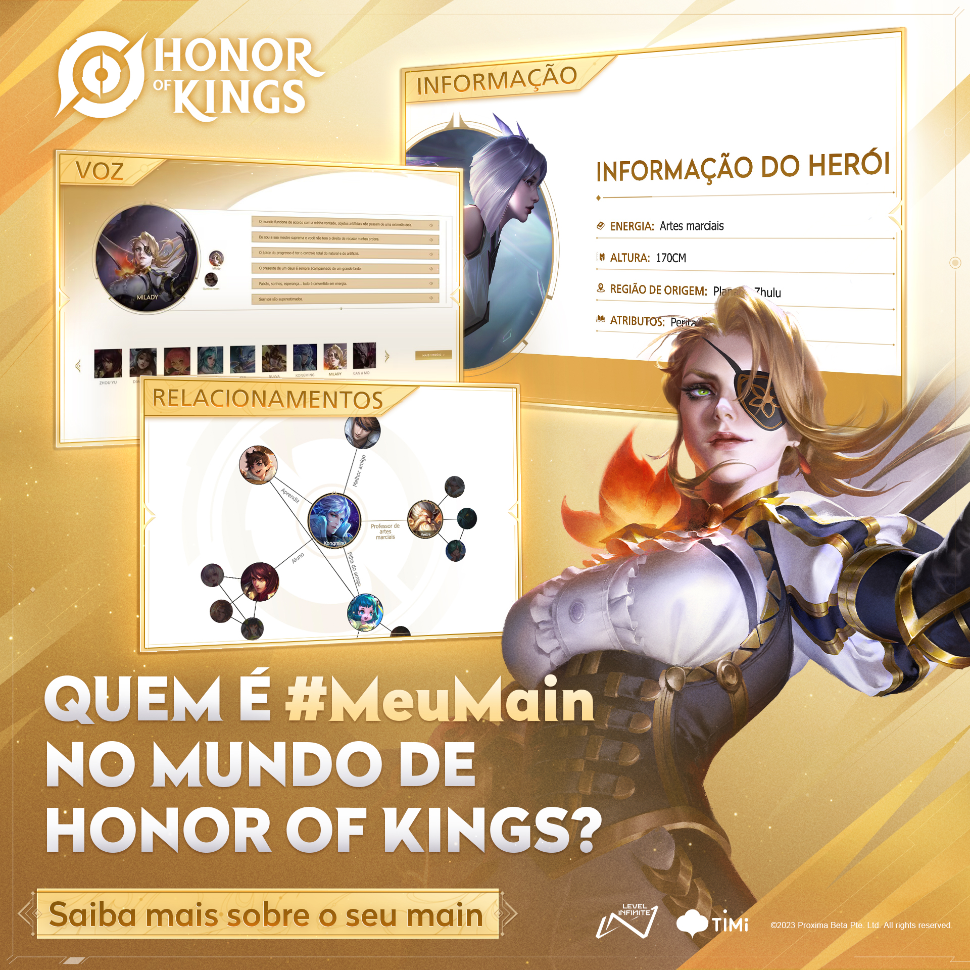 Honor of Kings recebe novo herói e passe de temporada