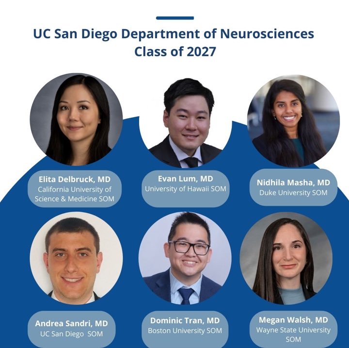 UCSD Adult Neurology Residency Program ☀️ tweet media