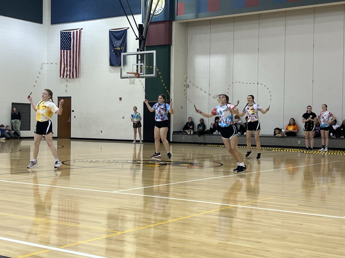 <a href="/AAOjumprope/">Avon Aerial Orioles</a> were amazing today as they performed at the AISW Hoosier Hysteria half time show. So proud of our West students who are a part of this amazing group.  Each of these young ladies works incredibly hard! Thank. you for sharing with us today!