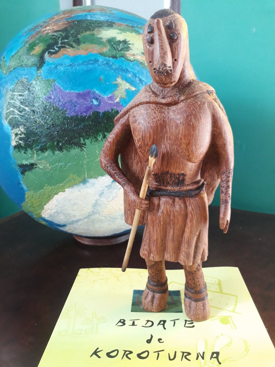 O artista Rosalvo esculpiu, em madeira, um personagem do meu #livro BIDATE DE KOROTURNA!

#livrosdefantasia #esculturas #autoresindependentes #minhaobra
