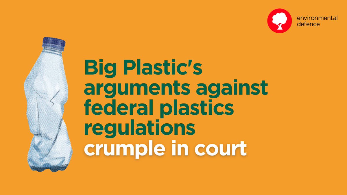 Big Plastic producers, who are fighting the federal gov in court, tried to argue there’s not enough evidence plastic items are toxic to the environment

There is global consensus among scientists that plastic poses a big threat

Learn more: bit.ly/3FUOFwb #StopBigPlastic