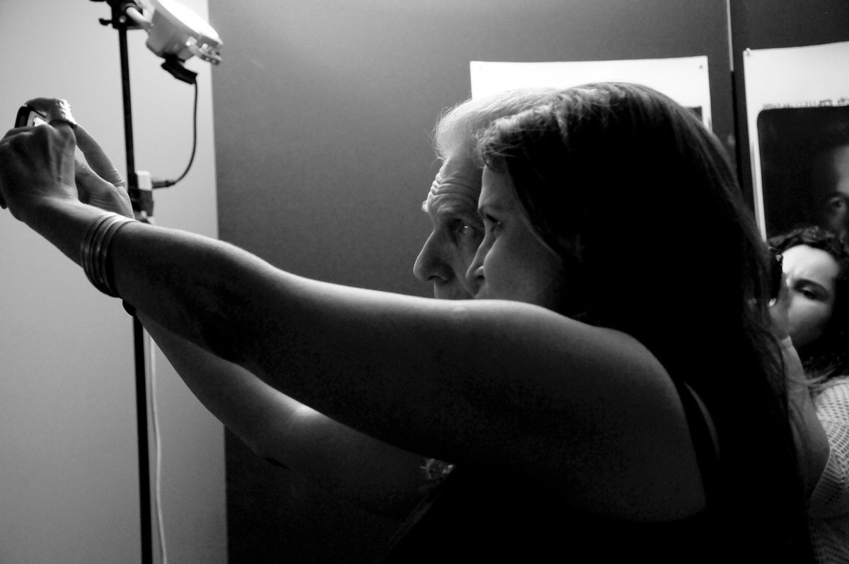 David Cronenberg Portrait on Polaroid. #DavidCronenberg