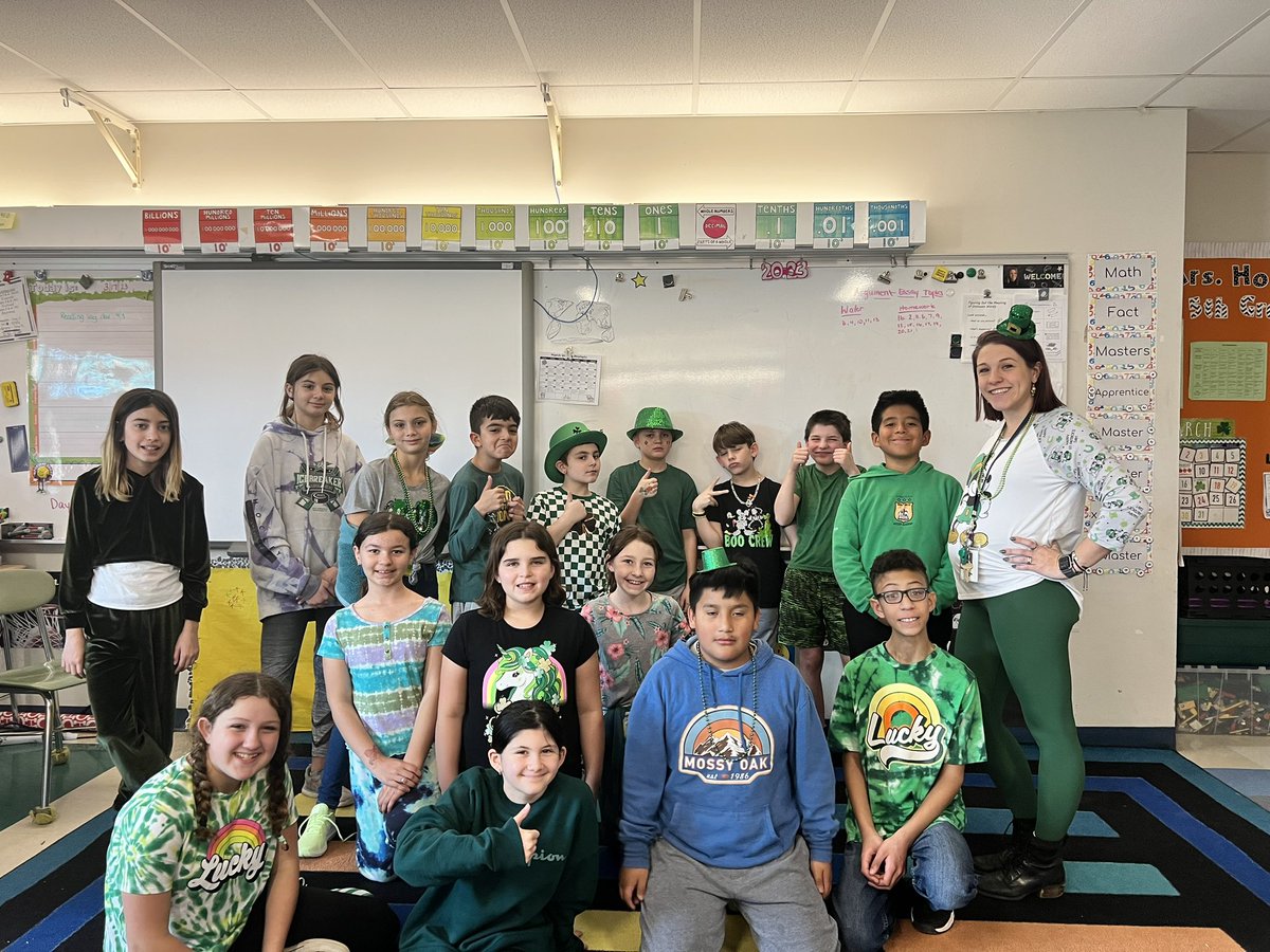 Lucky to teach these cuties 🍀💚