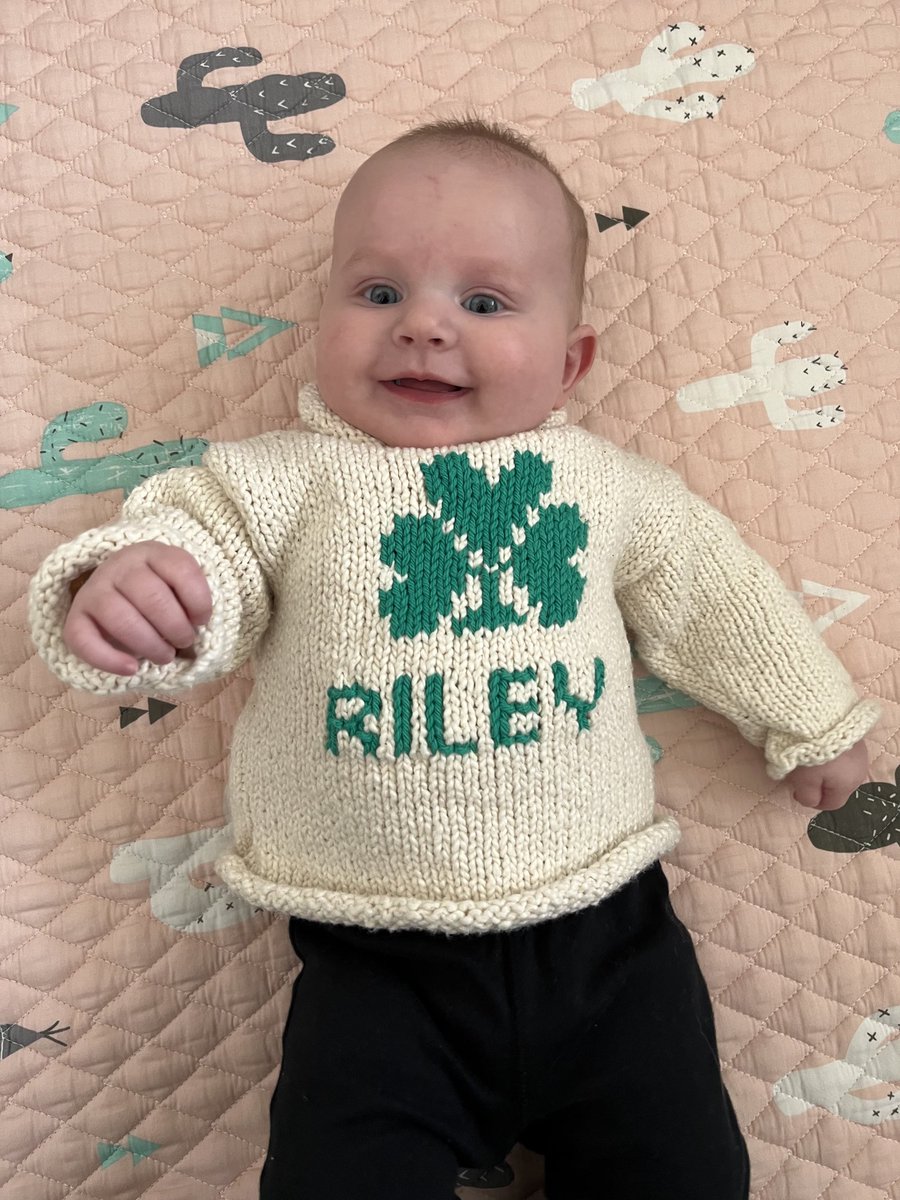 dlong1963's tweet image. Happy St. Patrick’s Day from our little lucky charm. ❤️🍀