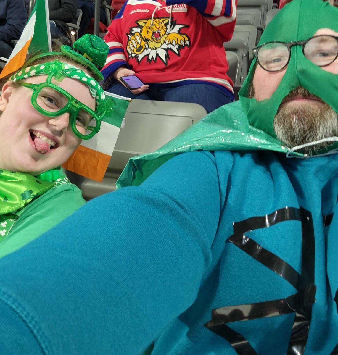 horstrader's tweet photo. @monctonwildcats HAPPY ST PATTYS DAY !!
#LetThemWin #Section121Row1 https://t.co/bqI5lSBEMw